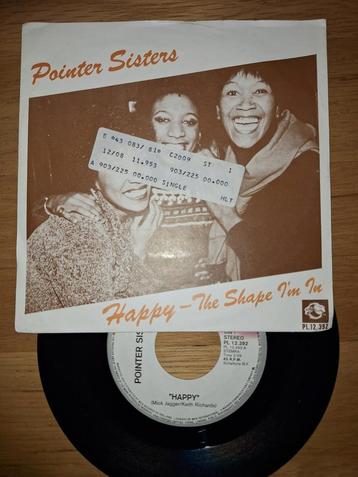 Pointer Sisters - Happy / The Shape I'm In - Vinyl Single beschikbaar voor biedingen
