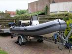 Nette RIB 2021 met 30pk Tohatsu 2019 met powertrim + Trailer, Watersport en Boten, Rubberboten, Zo goed als nieuw, Benzine, Minder dan 70 pk