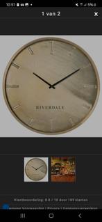 Mooie nieuw Brons Riverdale klok 50cm diameter, Ophalen of Verzenden, Nieuw