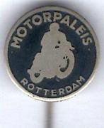 Motorpaleis Rotterdam zilverkleurig speldje ( G_205 ), Verzenden, Zo goed als nieuw, Transport, Speldje of Pin