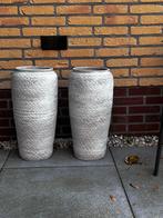 Vaas/Plantenpot Ceasar Stonegrey 25x50, Tuin en Terras, Tuinvazen, Ophalen, Gebruikt