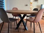 Eettafel rond, Ophalen of Verzenden, Zo goed als nieuw, Rond, 100 tot 150 cm