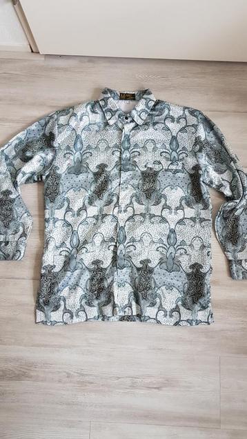 Orginal batik overhemd shirt lange mouwen l Indonesië 