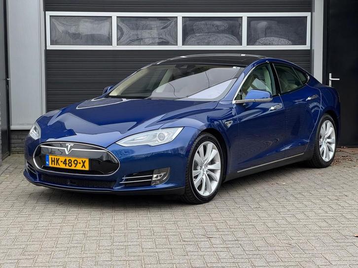 Tesla Model S 85D Base Luchtvering, Pano Autopilot, NAP, Auto's, Tesla, Bedrijf, Te koop, Model S, 4x4, ABS, Airbags, Airconditioning