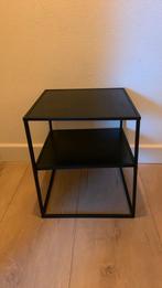 Side table/ nachtkastje 2 stuks  zwart 40x40x 47 (h), Huis en Inrichting, Ophalen, 50 tot 100 cm, Rond, Zo goed als nieuw