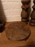 Houten Decoratie Schaal - Mango Hout, Schaal, Rond, Ophalen of Verzenden, Zo goed als nieuw