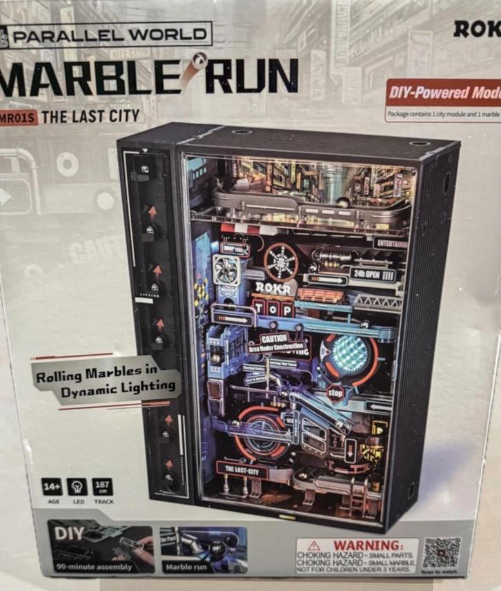 ROBOTIME marble run the last city *ACTIEPRIJS €51,95, Hobby en Vrije tijd, Knutselen, Nieuw, Knutselwerk, Ophalen of Verzenden