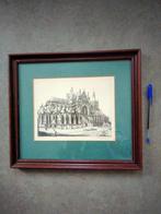 tekening van de basiliek den bosch van hendrik de laat, Antiek en Kunst, Ophalen of Verzenden