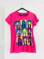 Reject dames shirt cyclaam/roze met print/ maat S, Ophalen of Verzenden, Zo goed als nieuw, Korte mouw, Roze