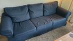 Blauwe Driepersoonsbank Ikea, Huis en Inrichting, Banken | Bankstellen, Ophalen, Gebruikt, Klassiek, Driepersoons