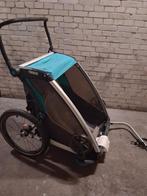 Te koop,Thule chariot sport merk fietskar  voor 2 kinderen., Ophalen, Zo goed als nieuw, Kinderkar, Thule