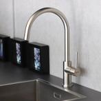 Lorreine Mersey RVS keukenmengkraan, Doe-het-zelf en Verbouw, Sanitair, Ophalen, Zo goed als nieuw, Rvs, Kraan