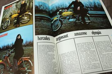 Hercules sterkste bromfiets verkoop folder Argonaut Olympia beschikbaar voor biedingen