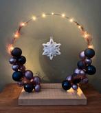 Handgemaakte kerstring op eikenhout, Diversen, Kerst, Ophalen, Nieuw