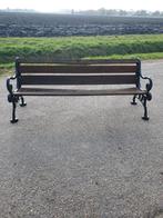 Gietijzeren tuinbank, Tuin en Terras, Ophalen, Gebruikt, Metaal