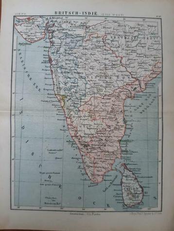 57 / Litho uit 1882 van J. Kuyper Indië, Ceilon Ceylon beschikbaar voor biedingen