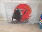 Groot Schilderij met Stier, Antiek en Kunst, Kunst | Schilderijen | Klassiek, Ophalen