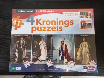 4 Kroningspuzzels - Nieuw in verpakking! beschikbaar voor biedingen