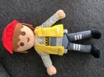 Playmobil pluche knuffel wegenbouwer wegwerker playmobiel, Ophalen of Verzenden, Zo goed als nieuw, Overige typen