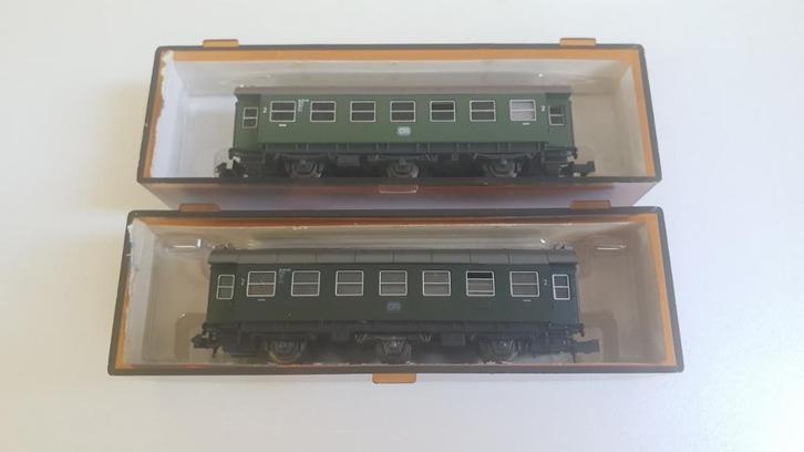 Roco 02250S/02252S - Umbauwagen van de DB uit Ep III, Hobby en Vrije tijd, Modeltreinen | N-Spoor, Zo goed als nieuw, Wagon, Gelijkstroom