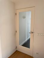 2 Binnendeuren stomp en massief, Doe-het-zelf en Verbouw, Deuren en Horren, Ophalen, 80 tot 100 cm, Binnendeur, Glas