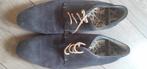 Donkerblauwe suède heren schoenen 44, Ophalen of Verzenden, Zo goed als nieuw, Schoenen