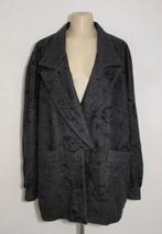 Antracietgrijze haute couture jas van Sheila de Vries, Verzenden, Zo goed als nieuw, Maat 46/48 (XL) of groter, Grijs