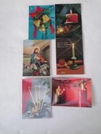 6 stuks vintage kerstkaarten, Diversen, Ophalen of Verzenden, Gebruikt