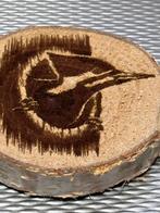 Specht op Houtschijf - Lasergravure woodpecker, Verzenden, Nieuw