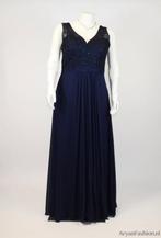 SALE marineblauwe grote maat galajurk 50, 52, 54