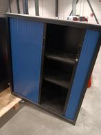 Stalen opbergkast met roldeuren - 138x125x45 cm, Huis en Inrichting, Kasten | Roldeurkasten en Archiefkasten, Ophalen, 100 tot 150 cm