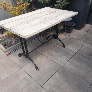 Gietijzeren onderstel tafel 120 x 76.5 x 73 hoog.  beschikbaar voor biedingen