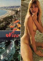Vakantie Bloot Naakt op het Strand, Nice, Frankrijk, Verzenden, 1980 tot heden, Gelopen, Overige thema's