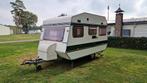 Chateau Splendid Type 364 – Sfeervolle retro caravan (1982), Caravans en Kamperen, Caravans, 75 kg, Omvormbare zithoek, Particulier