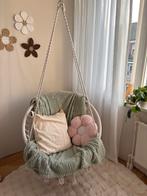 Crème Hangstoel - Relaxen in Stijl!, Huis en Inrichting, Stoelen, Ophalen, Wit, Zo goed als nieuw, Eén