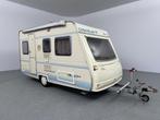 Caravelair Bamba Luxe 395 Fiamma luifel Fietsendragers, Vast bed, Bedrijf, Treinzit, Reservewiel