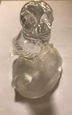 Glazen uil van Crystal d’Arques, Antiek en Kunst, Antiek | Glas en Kristal, Ophalen of Verzenden
