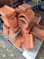 TDN 156 Tuile Du Nord rood dakpannen en 8 nokpannen, Doe-het-zelf en Verbouw, Dakpannen en Dakbedekking, Ophalen, Steen of Klei