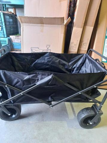 Bolderkar - Zwart - Brede Wielen beschikbaar voor biedingen