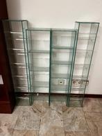 Glazen cd en dvd opbergrek, Ophalen, Gebruikt, 75 tot 150 discs, Glas