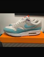 Nike Air Max 1 Aqua 2017 - Maat 44.5, Kleding | Heren, Schoenen, Verzenden, Gedragen, Blauw, Sneakers of Gympen