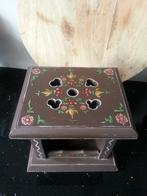 Brocante stoof in Hindeloopen stijl, Antiek en Kunst, Curiosa en Brocante, Ophalen of Verzenden