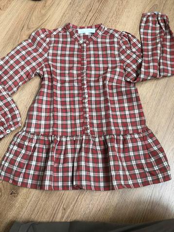 Tartine et chocolat taupe rood geruit tuniek a8 beschikbaar voor biedingen