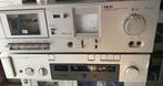 Akai setje cassette deck en versterker te koop, Audio, Tv en Foto, Cassettedecks, Ophalen of Verzenden, Akai