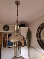 Industriële  zilveren lamp, Huis en Inrichting, Lampen | Hanglampen, Ophalen of Verzenden, Zo goed als nieuw, Minder dan 50 cm