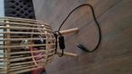 rotan / bamboe lamp, Ophalen, Zo goed als nieuw, Minder dan 50 cm