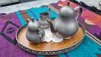 Tinnen theeservies set - Zijlstra, Antiek en Kunst, Antiek | Tin, Ophalen of Verzenden