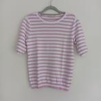 Studio Anneloes shirt gestreept lila / gebroken wit maat S, Ophalen of Verzenden, Korte mouw, Maat 36 (S), Gedragen