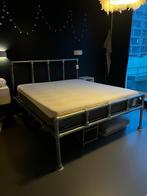 Bed frame van steigerbuis, Huis en Inrichting, Slaapkamer | Bedden, Grijs, Industrieel, 180 cm, 210 cm