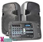 Mobiele Geluidset, Power mixer,Speakers 10" SD,USB,MP3,Stand